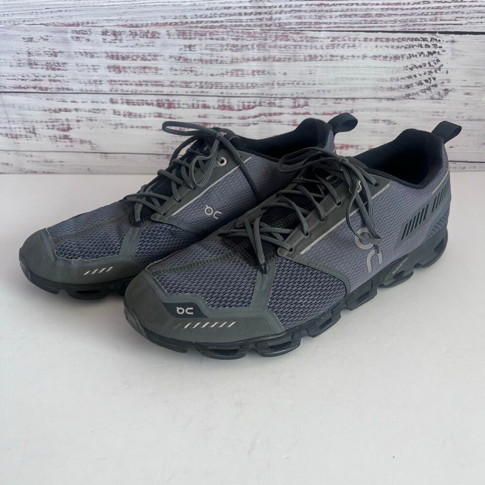 On Cloudflyer Men's Road Running Shoes Rock Black Size 12
